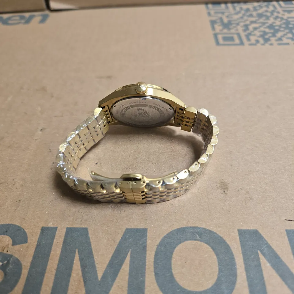 VIVIENNE WESTWOOD TIME MACHINE WATCH – GOLD-TONE WITH PINK DIAL