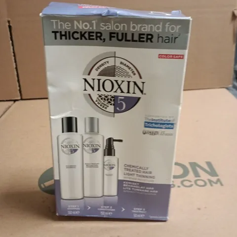 NIOXIN SYSTEM 5 HAIR CARE KIT – SHAMPOO, CONDITIONER & SCALP TREATMENT (3 X BOTTLES)