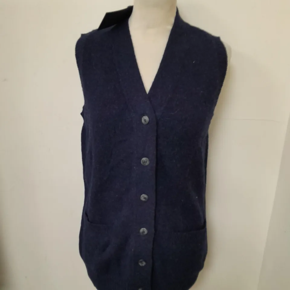 PAUL JAMES KNITTED BUTTON SWEATER VEST SIZE UNSPECIFIED