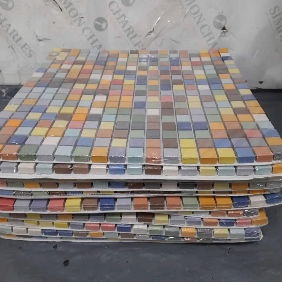 11 MOSAIC WALL TILES (30cmx30cm) - COLLECTION ONLY