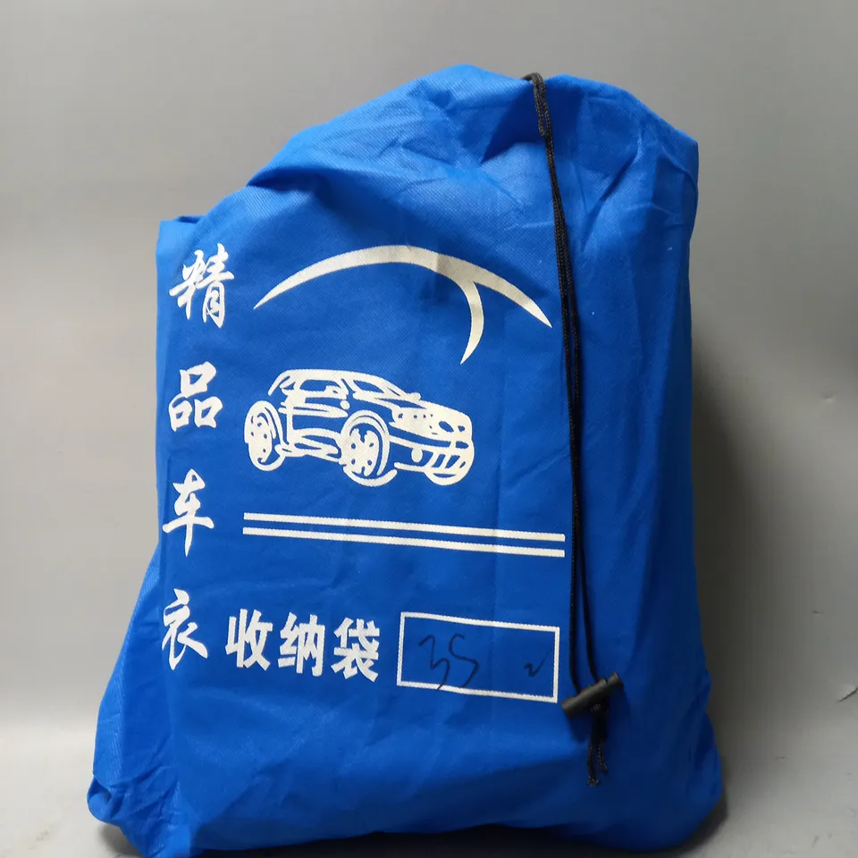 BLACK CAR COVER UNKNOW SIZE 