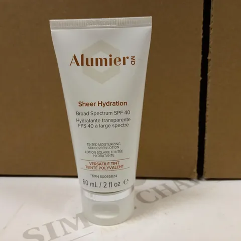 ALUMIER SHEER HYDRATION SPF 40 TINTED MOISTURIZING SUNSCREEN LOTION - 60ML