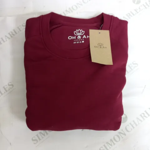 OM & AH LONDON MAROON JUMPER - XXL