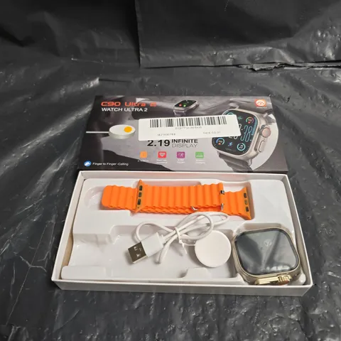 C90 ULTRA 2 SMARTWATCH – WATCH ULTRA 2, ORANGE BAND, BOXED