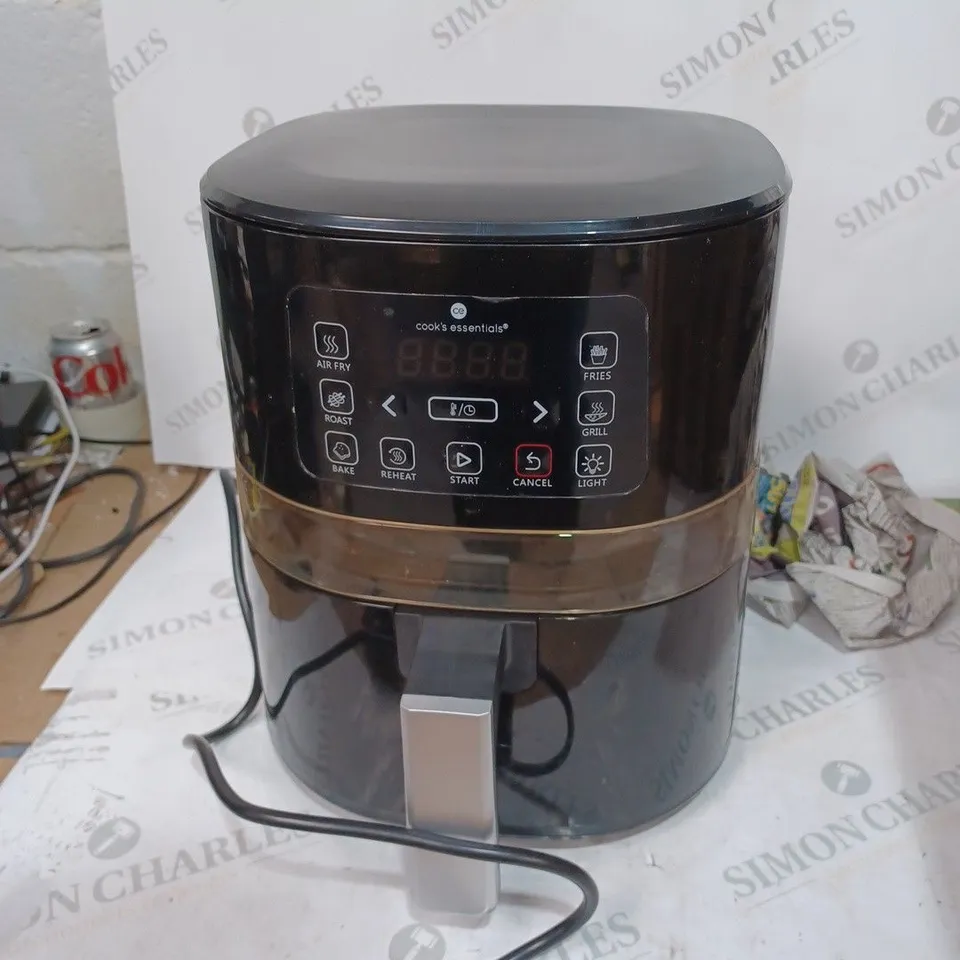 COOK'S ESSENTIALS AIR FRYER - BLACK