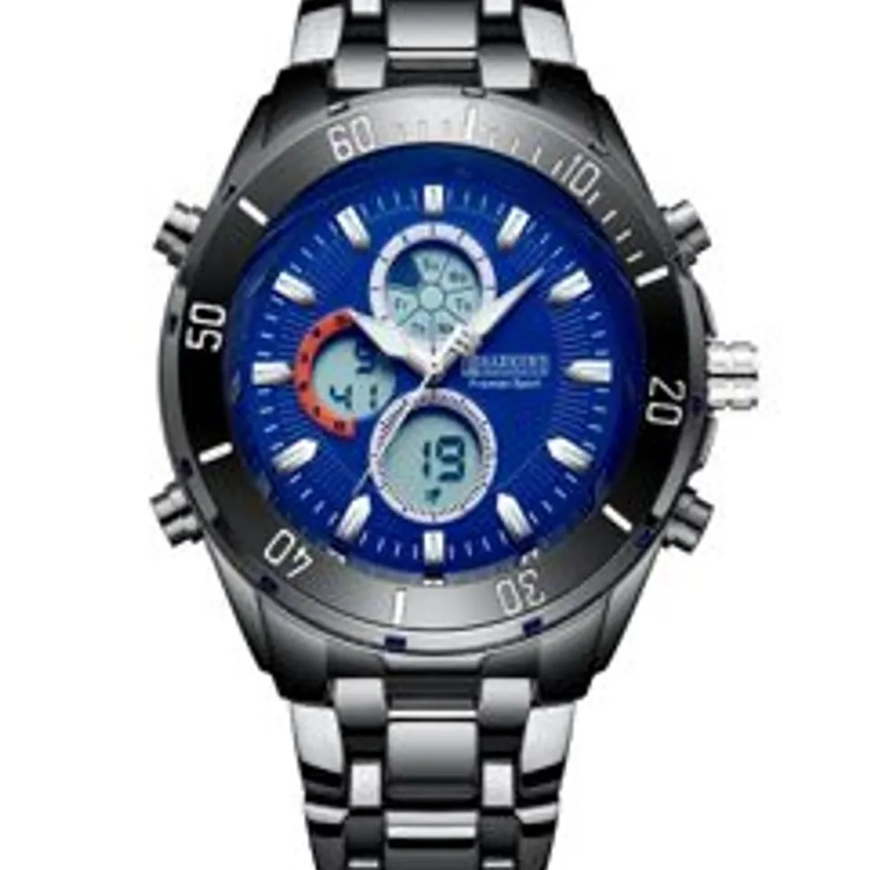 BARKERS OF KENSINGTON PREMIER SPORT BLUE MENS WATCH