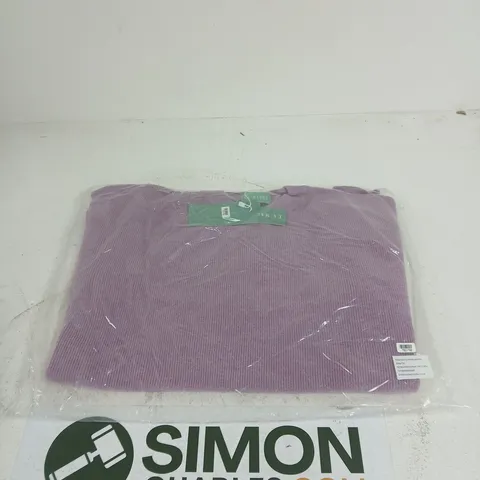 LA MAREY LADIES KNITTED JUMPER PURPLE SIZE S