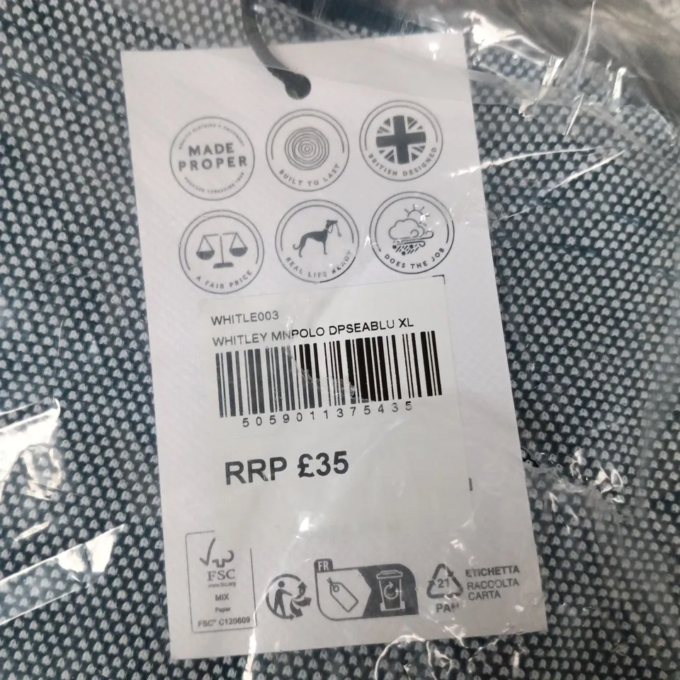 TOG24 WHITLEY POLO SHIRT – DEEP SEA BLUE – XL