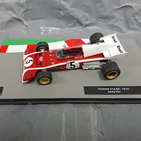 FORMULA ONE FERRARI 312 B2 1972 MODEL (1:43 SCALE) - JACKY ICKX