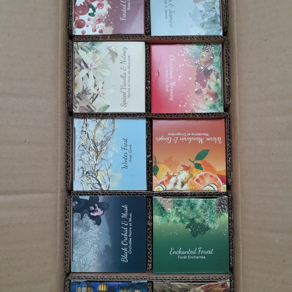 OUTLET PRICES CANDLES SET OF 10 JAR CANDLES IN GIFT BOXES