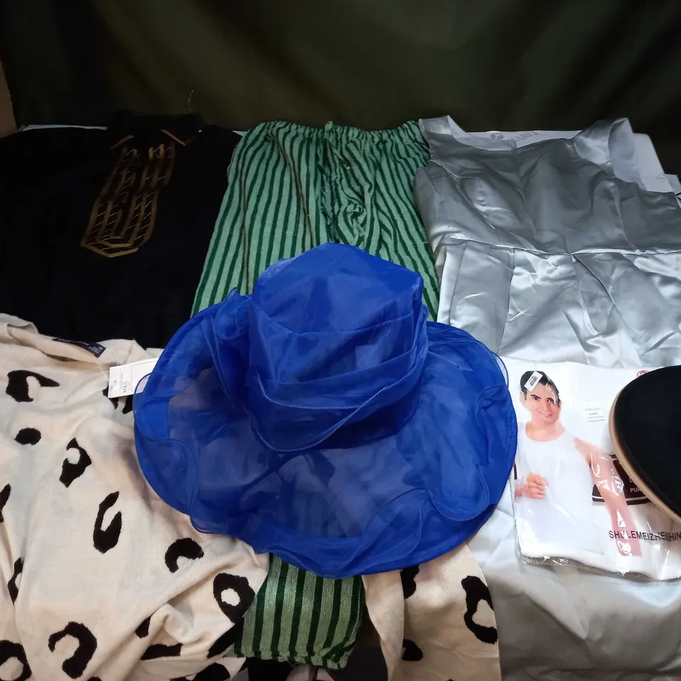 LARGE QUANTITY OF CLOTHING ITEMS TO INCLUDE DRESSES, SWEATERS, JEANS, T-SHIRTS, ETC