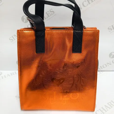 KENZO DEEP ORANGE SHOPPING BAG