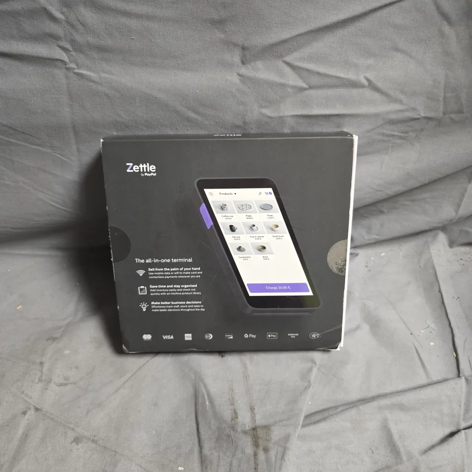 ZETTLE TERMINAL BY PAYPAL – ALL-IN-ONE CARD TERMINAL (BOXED)