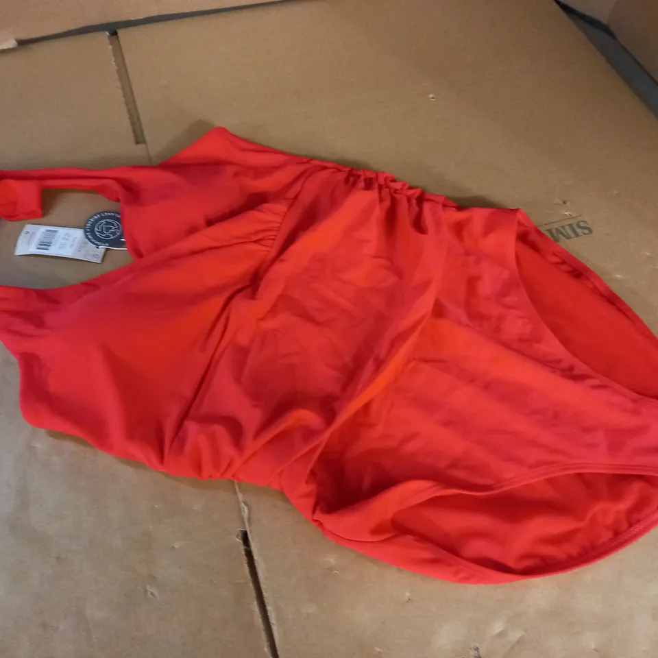 BODEN RED ONE PIECE SWIMSUIT - UK 18L