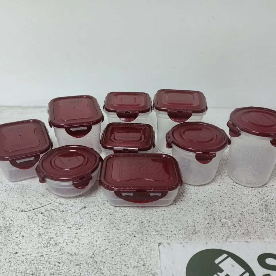 LOCKNLOCK NESTABLE MULTI-SHAPE FOOD STORAGE CONTAINER 9PC SET