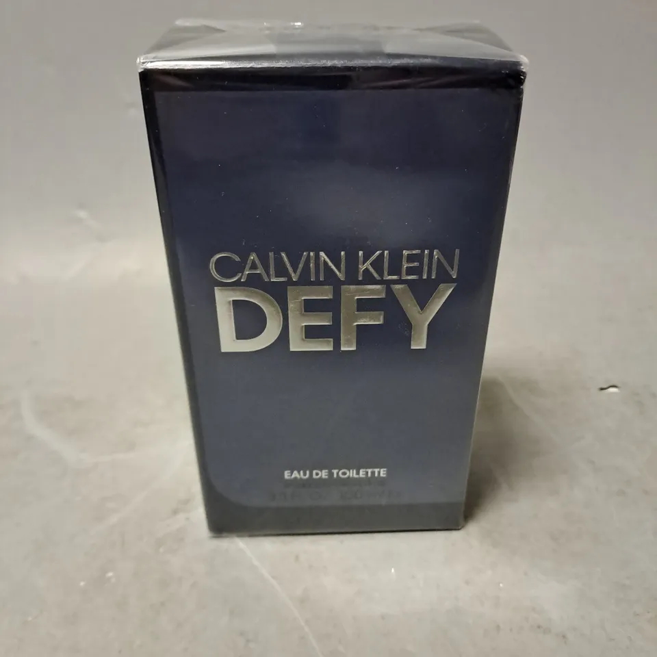 BOXED AND SEALED CALVIN KLEIN DEFY EAU DE TOILETTE 100ML