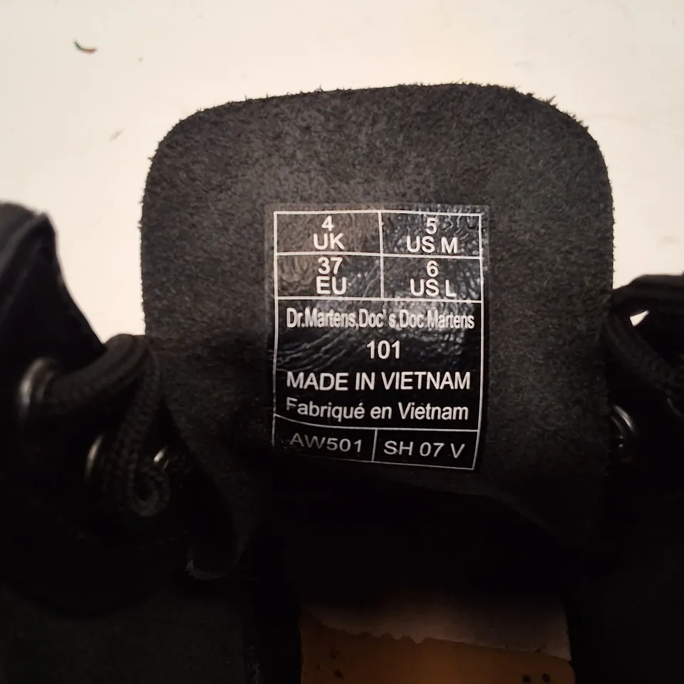 Dr. Martens 101 Boots – Black Leather, UK 4 (EU 37)