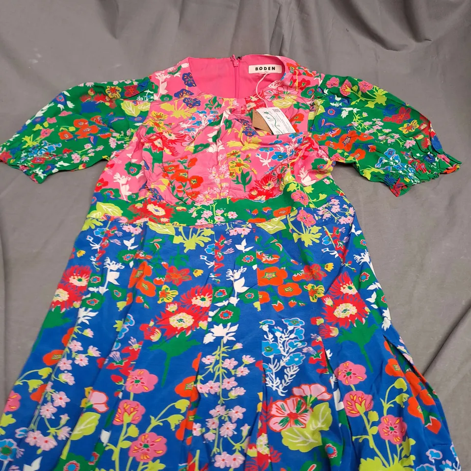 BODEN VIBRANT OCCASSIONAL SUMMER DRESS SIZE 10R