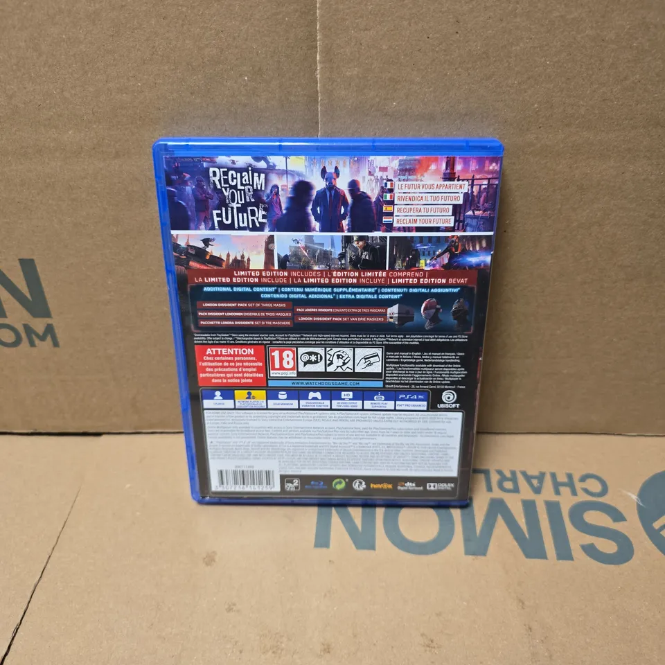 WATCH DOGS LEGION LIMITED EDITION (PS4)