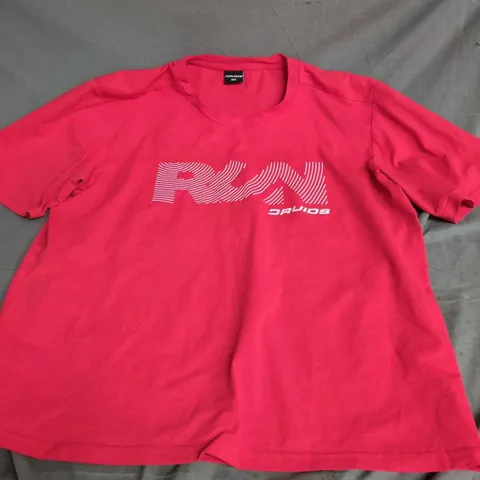 DRUIDS GRAPHIC T-SHIRT IN RED β SIZE 3XL