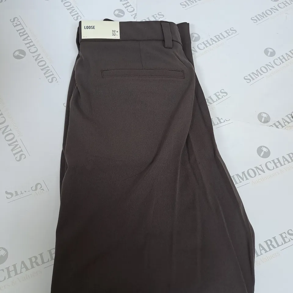 ABERCROMBIE AND FITCH LOOSE FIT TROUSERS SIZE W32 L32