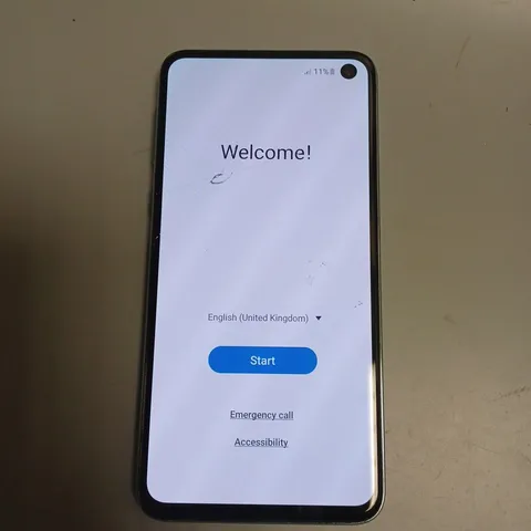 SAMSUNG GALAXY S10 EDGE SMARTPHONE - AQUA BLUE