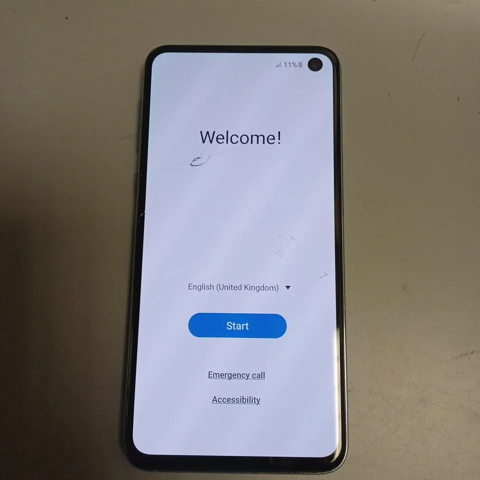 SAMSUNG GALAXY S10 EDGE SMARTPHONE - AQUA BLUE  