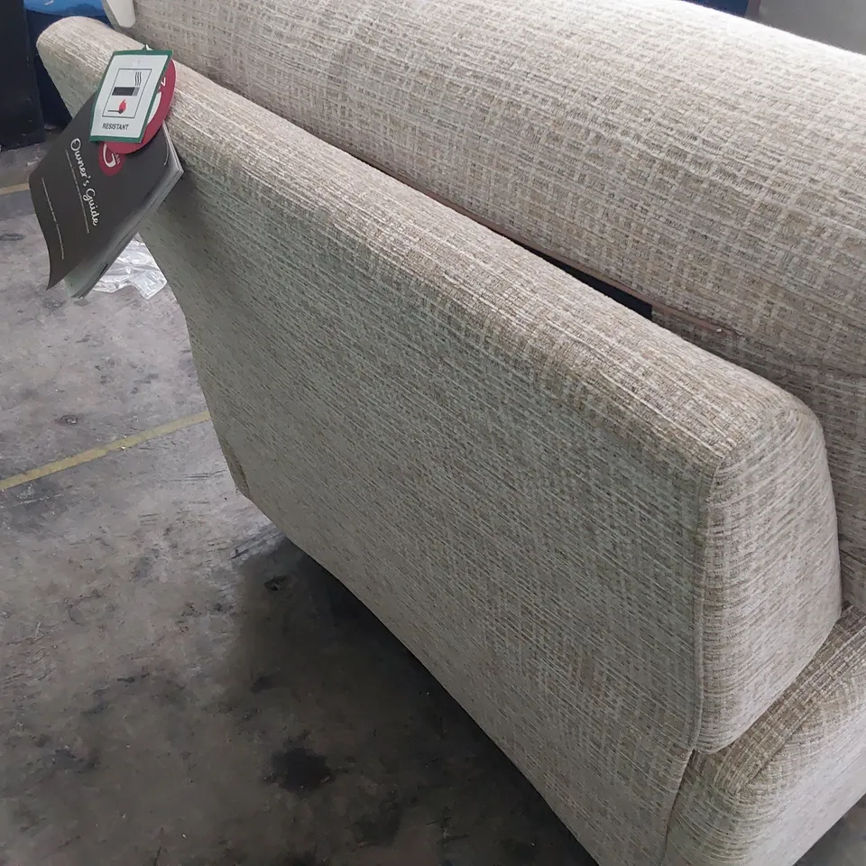 QUALITY BRITISH DESIGNER G PLAN STRATFORD POWER RECLINING EASY CHAIR WAFFLE CARAMEL FABRIC 