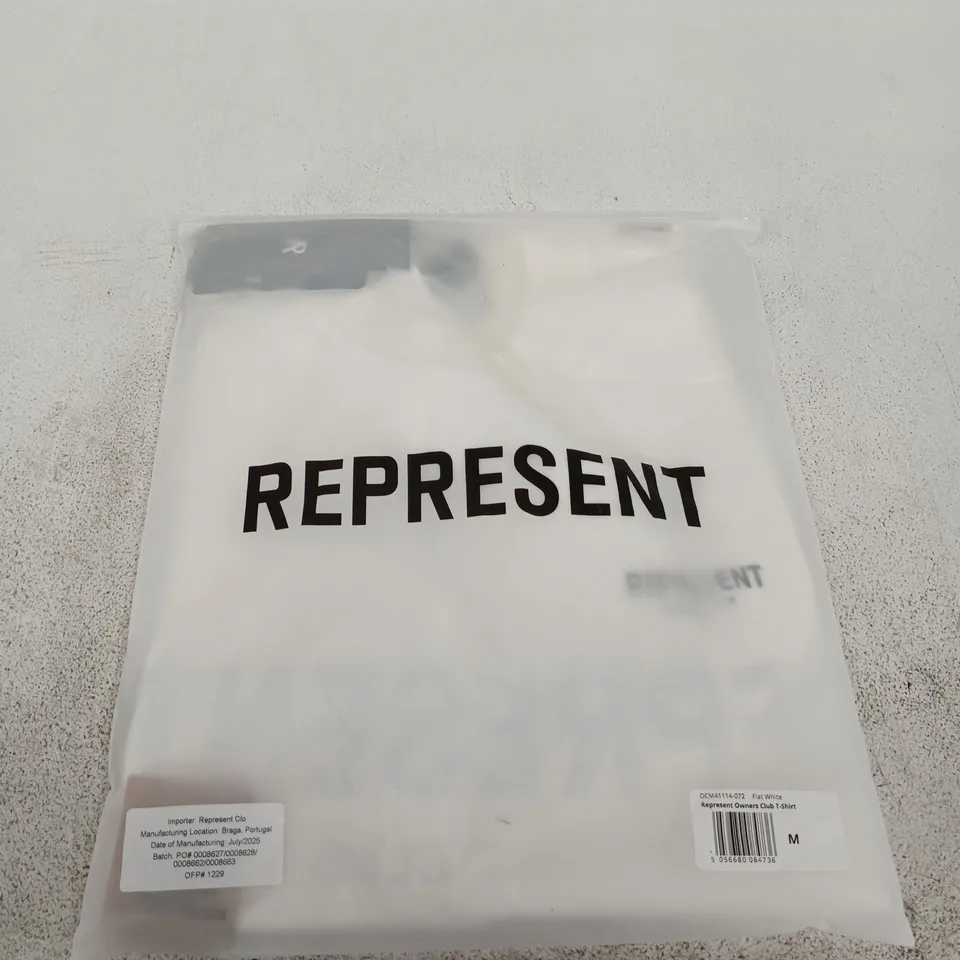 BAGGED REPRESENT OWNERS CLUB T-SHIRT - SIZE M