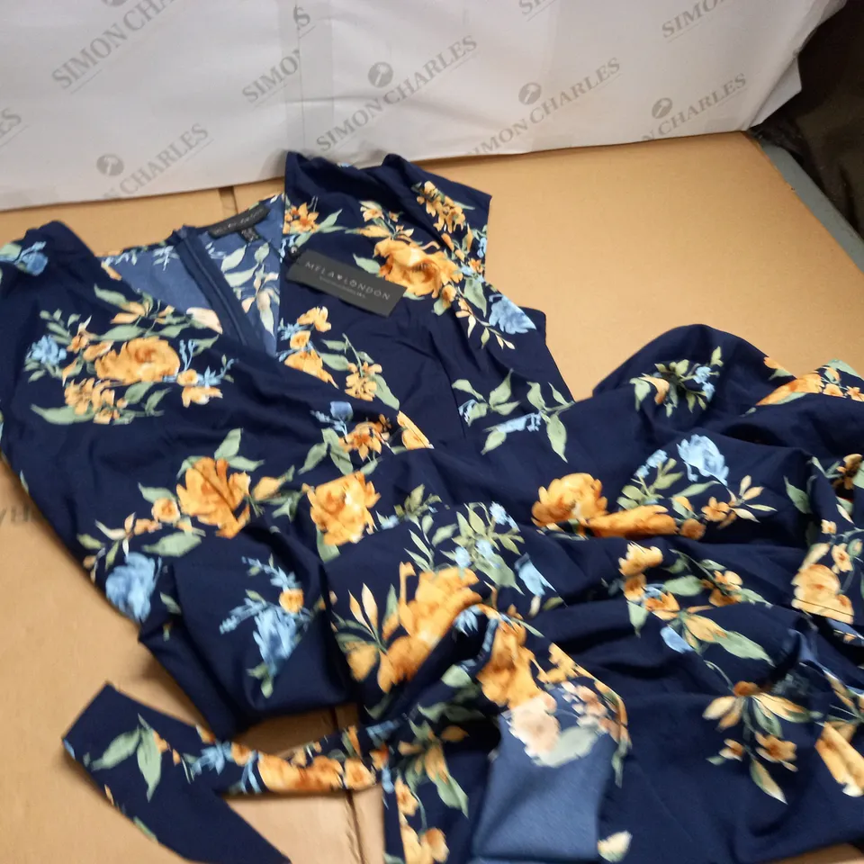 MELA LONDON FLORAL DRESS - UK 18