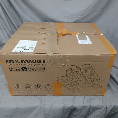 BOXED BLISS & BEYOND PEDAL EXERCISE BIKE IN BLACK 