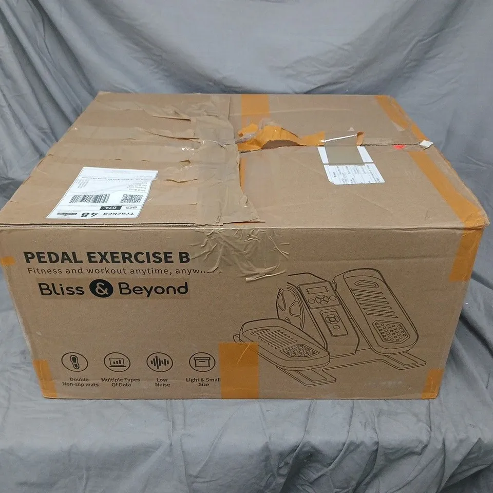 BOXED BLISS & BEYOND PEDAL EXERCISE BIKE IN BLACK