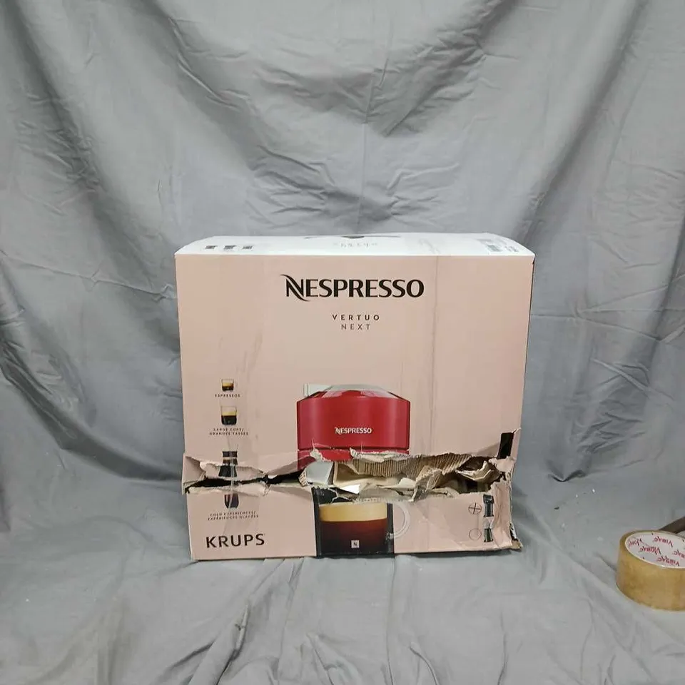 NESPRESSO VERTUO NEXT COFFEE MACHINE (KRUPS) – BOXED