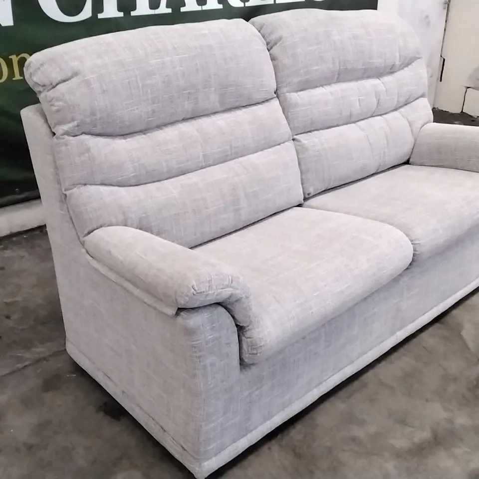 QUALITY BRITISH DESIGNED & MANUFACTURED G PLAN MALVERN 3 SEATER SOFA BEACH OATMEAL FABRIC