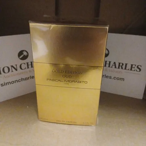 BOXED AND SEALED PAUL MORABITO GOLD EDITION OUD EAU DE PARFUM 100ML