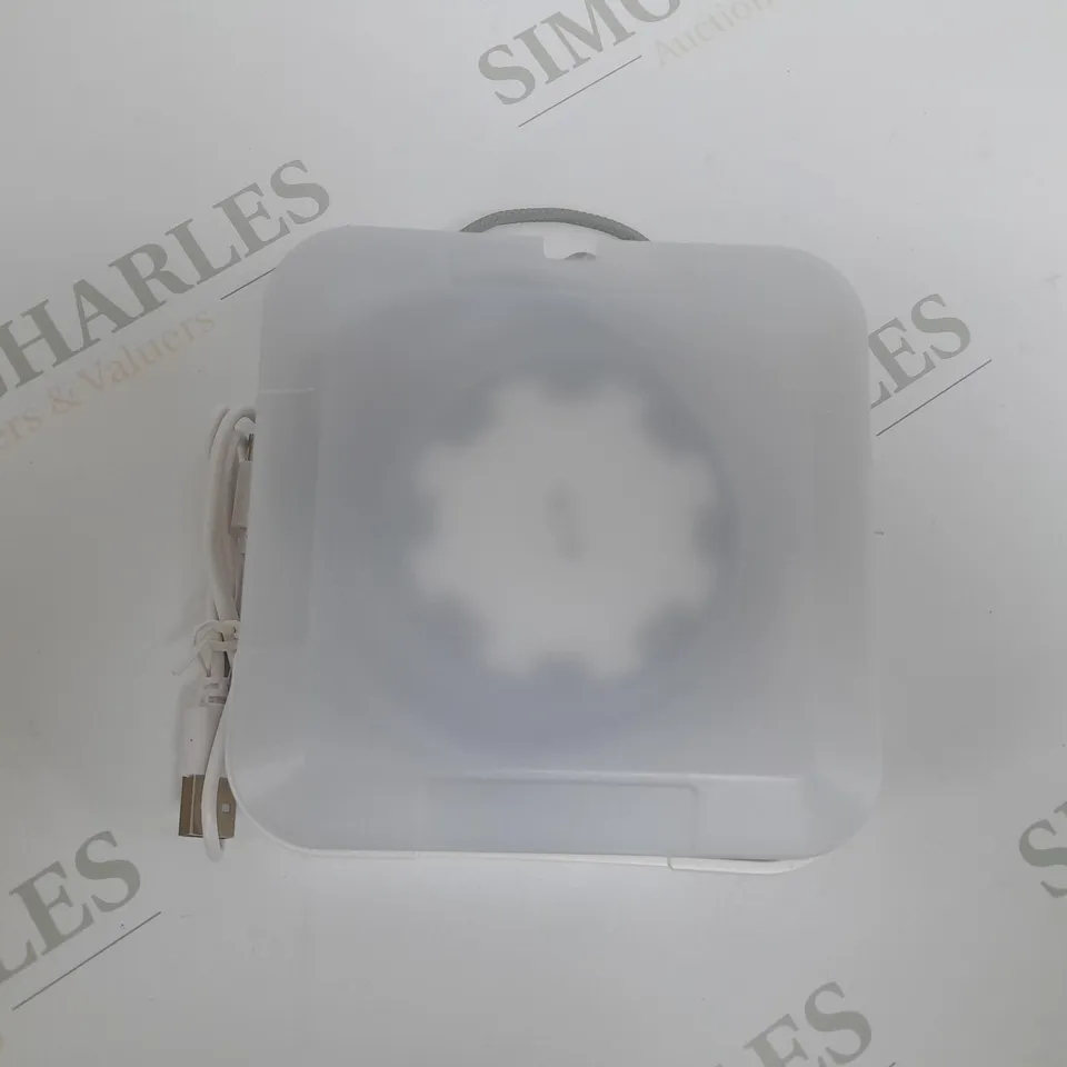 AURAGLOW WHITE USB & SOLAR RECHARGEABLE STRING LIGHTS