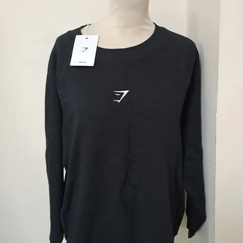 GYMSHARK TRAINING OVERSIZED FLEECE SWEATSHIRT SIZE M
