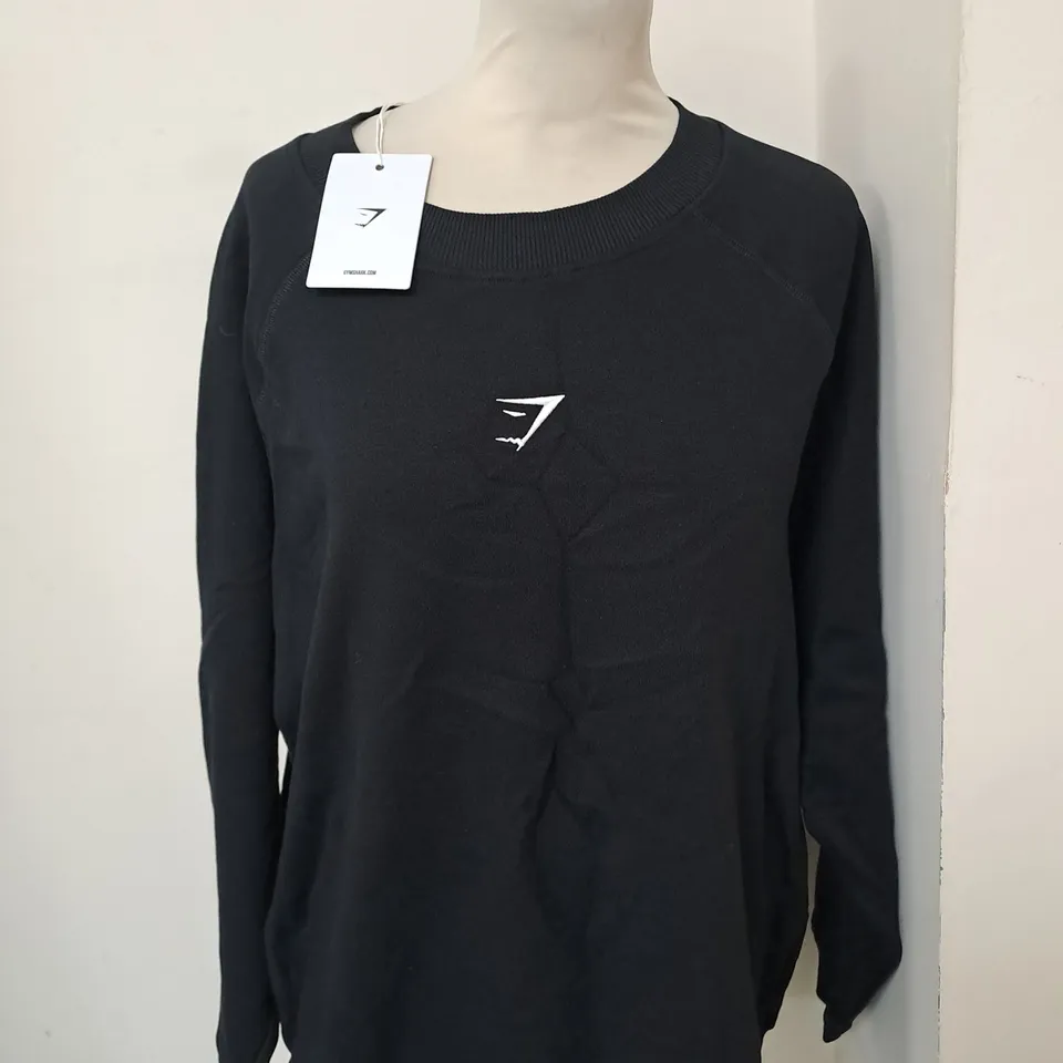 GYMSHARK TRAINING OVERSIZED FLEECE SWEATSHIRT SIZE M