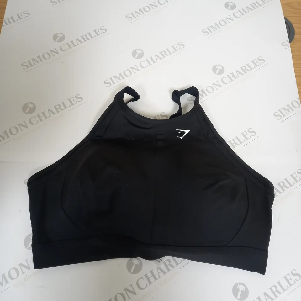 GYMSHARK HIGH NECK HIGH SUPPORT BRA SIZE 38D/DD