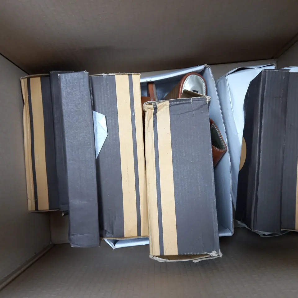 APPROXIMATELY 8 BOXED PAIRS OF SHOES TO INCLUDE CASANDRA SANDALS IN FUCHSIA SATIN SIZE 5, KELSI ANKLE BOOTS IN BLACK SIZE 3