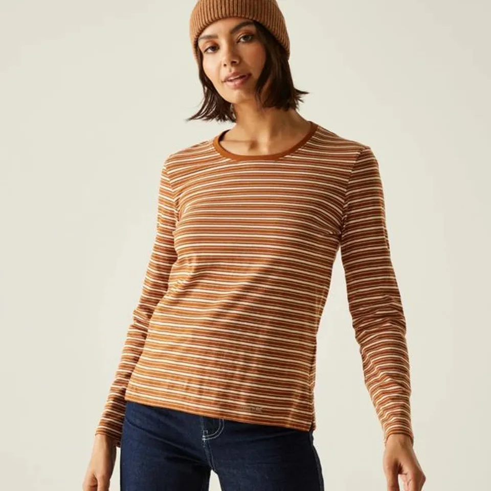 BRAND NEW WOMEN'S FEDERICA T-SHIRT IN GLAZING GINGER - UK 20