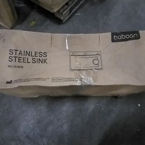 BOXED BABOAN STAINLESS STEEL SINK