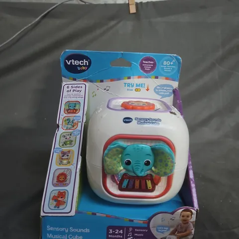 VTECH BABY SENSORY SOUNDS MUSICAL CUBE – AGES 3–24 MONTHS