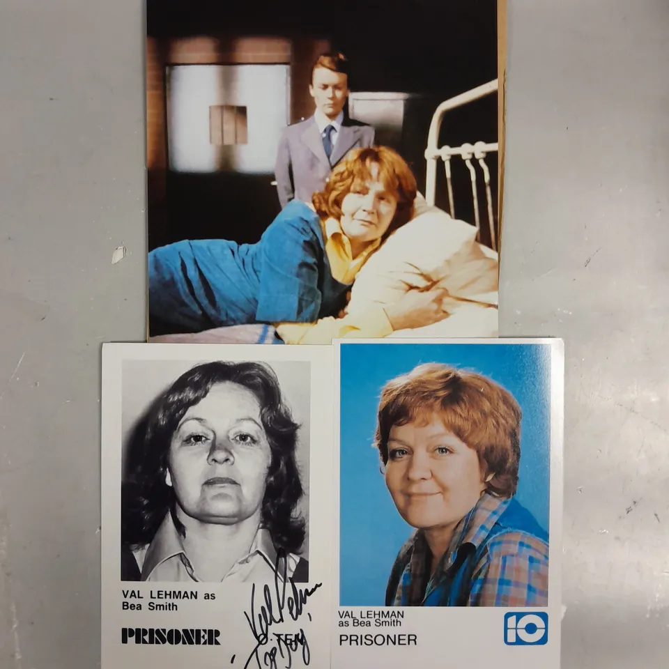 VAL LEHMAN PRISONER SIGNED PICTURE