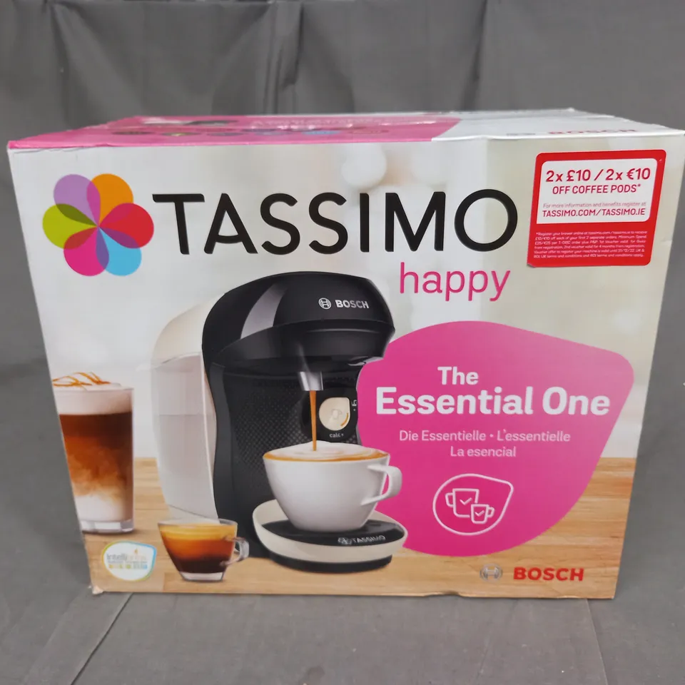 BOXED TASSIMO HAPPY COFFEE MACHINE - CTPM12