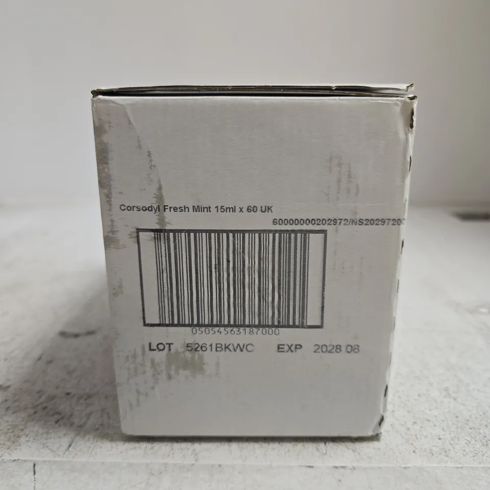 CORSODYL FRESH MINT TOOTHPASTE 15ML X 60 – UK BULK LOT