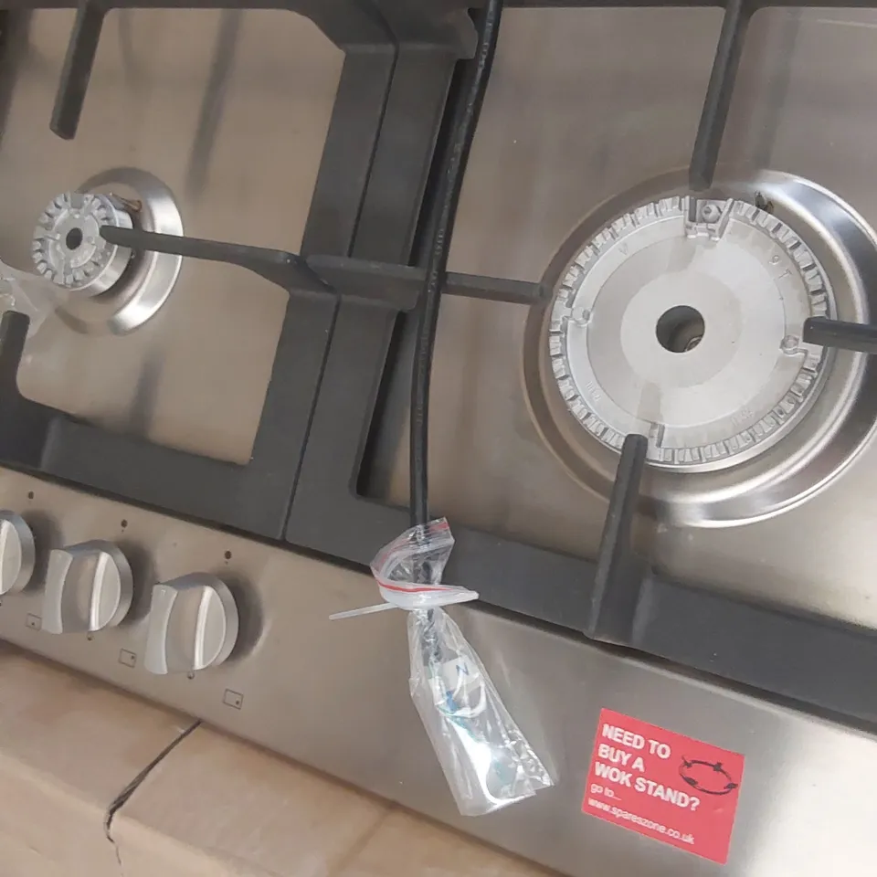 ARGHD90SS STAINLESS STEEL GAS HOB