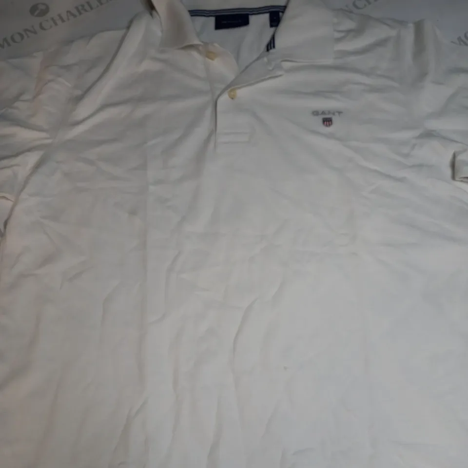 GANT LOGO POLO SHIRT SIZE S