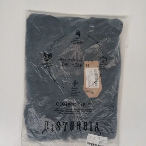 BAGGED DISTURBIA DRAKONA EMBROIDERED MINI DRESS SIZE UK 6
