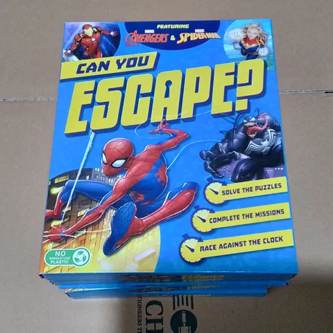 LOT OF 6 BRAND NEW MARVEL YOU ESCAPE GAMES 